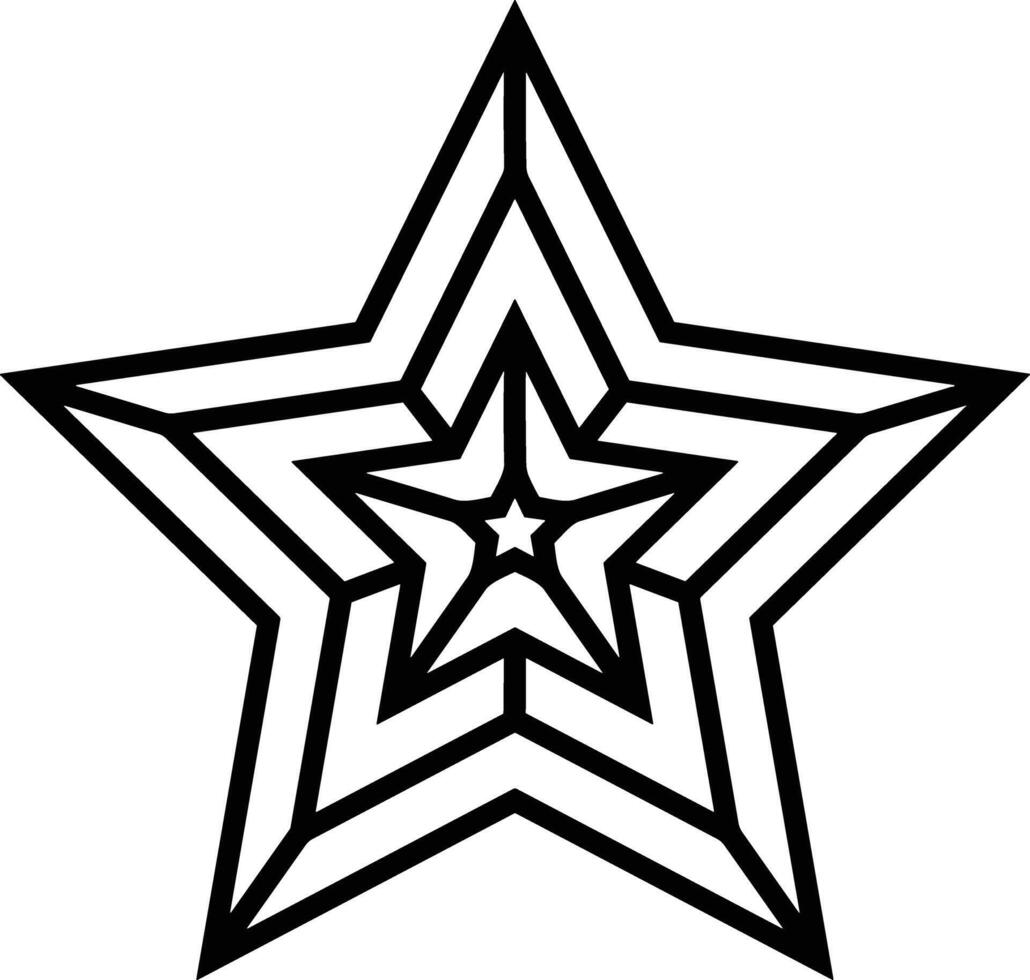 Star icon symbol Illustration vector