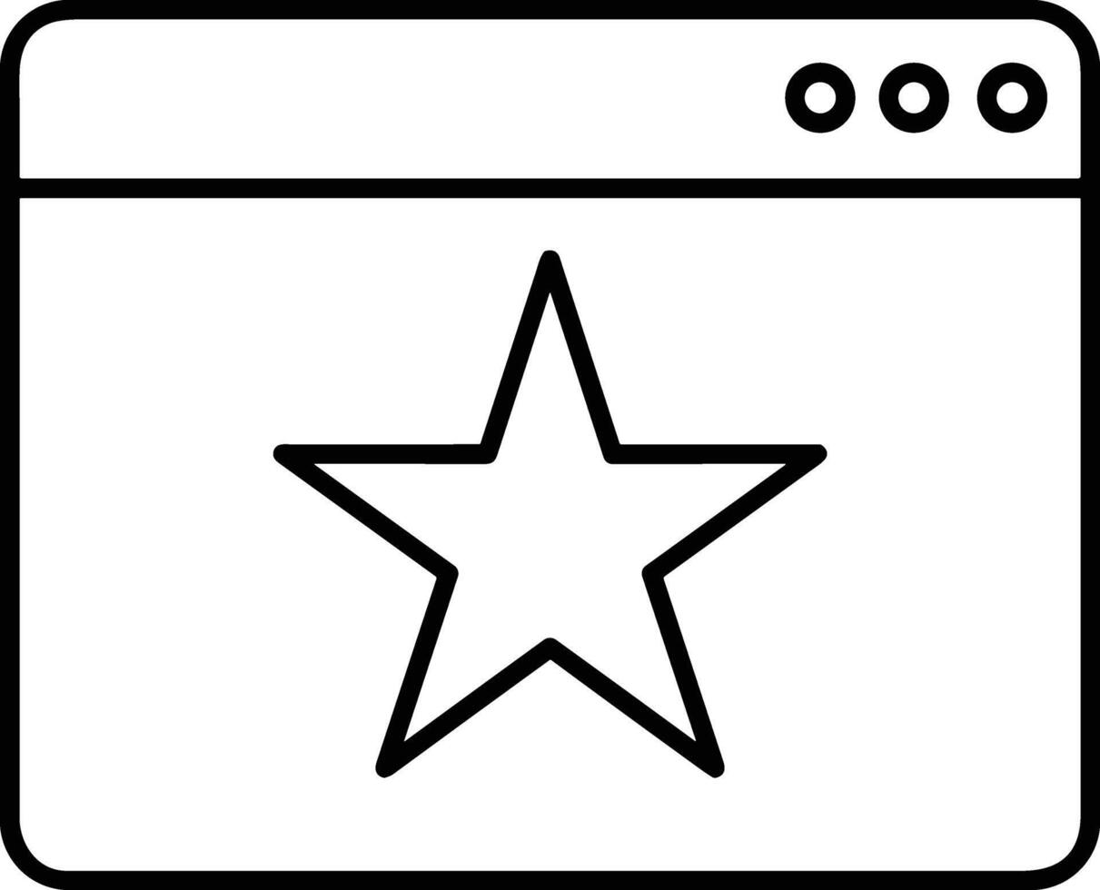 Star icon symbol Illustration vector
