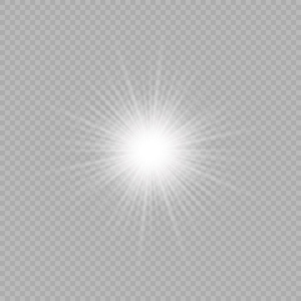 Light effect of lens flares vector