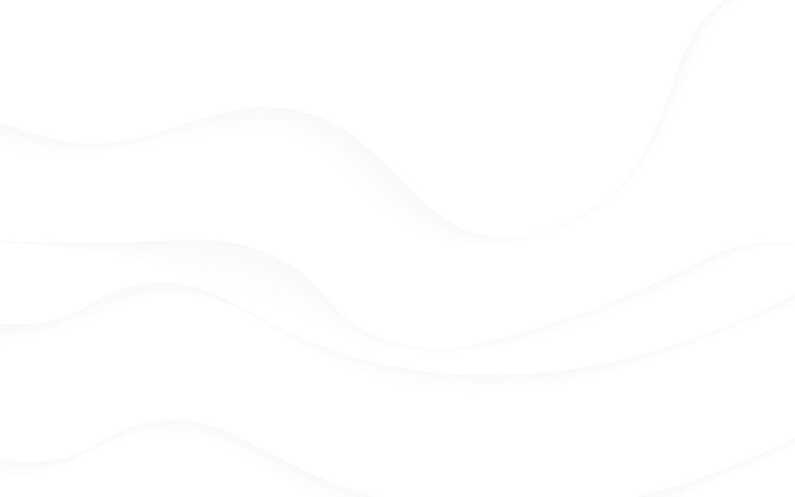Minimalist White Background with Smooth Curves vector
