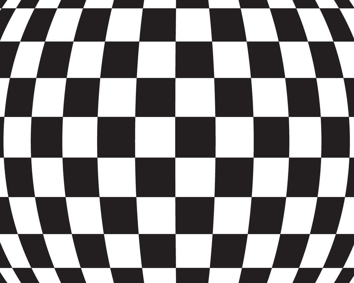 Black and white abstract pattern. Art design geometric shape background. Graphic visual disort style. vector