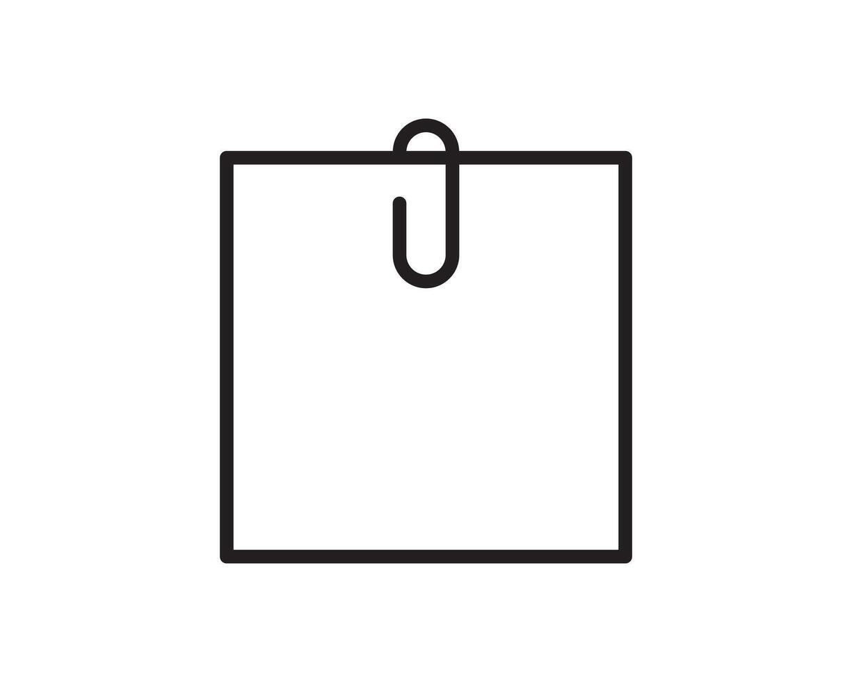 Note icon sign. Paper message or document page. vector