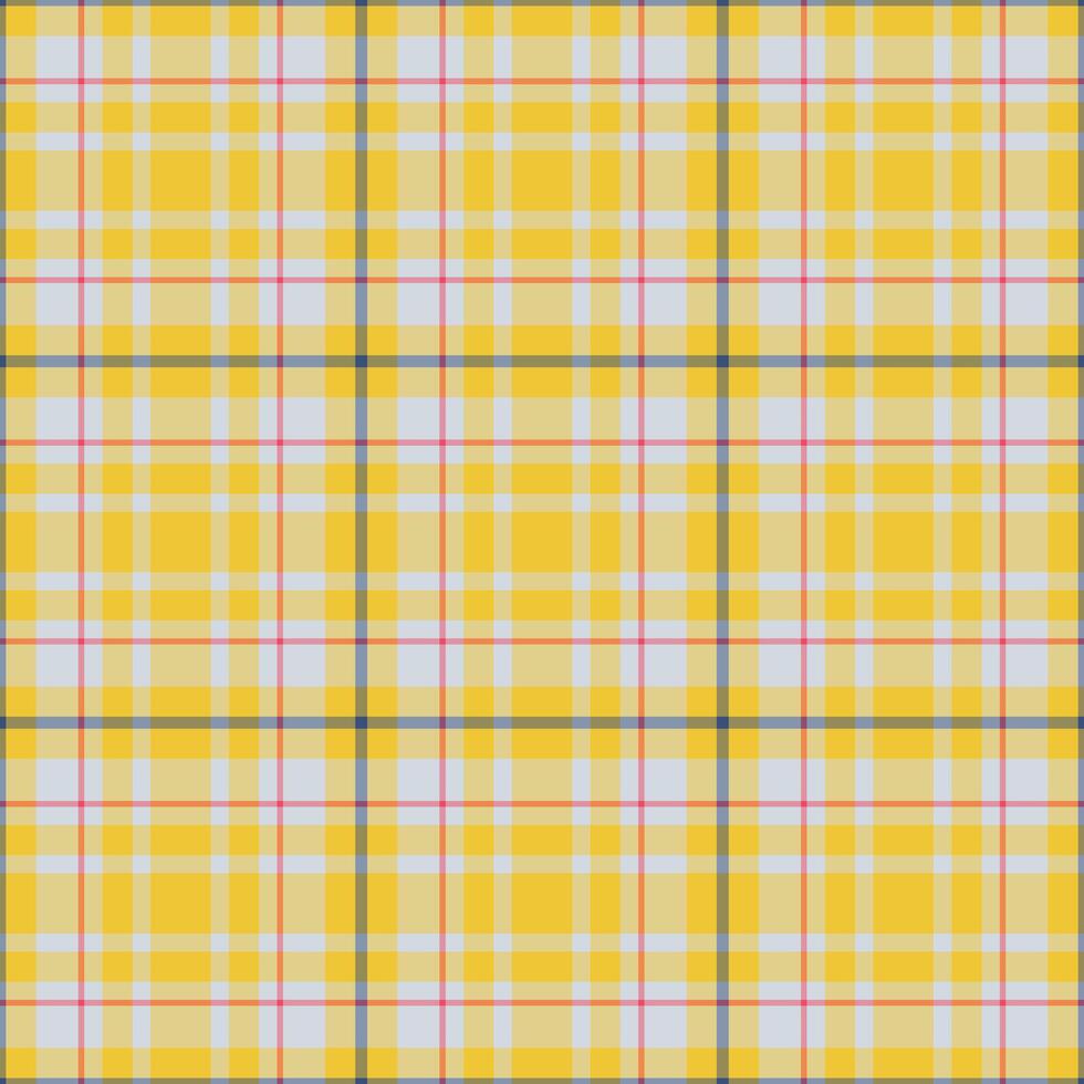 Plaid seamless pattern. background of textile ornament. Flat fabric design. vector
