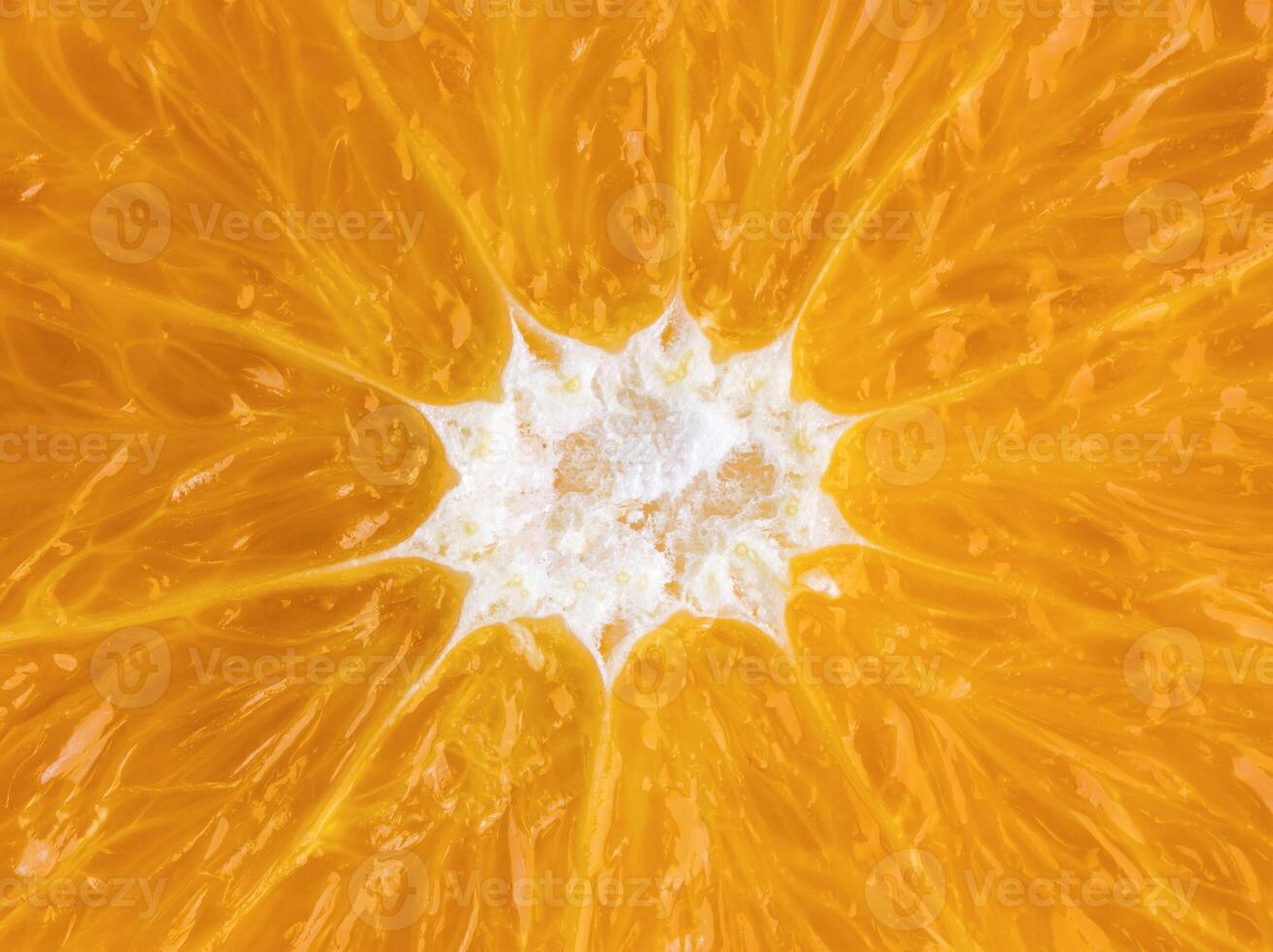Slice of orange close-up. photo