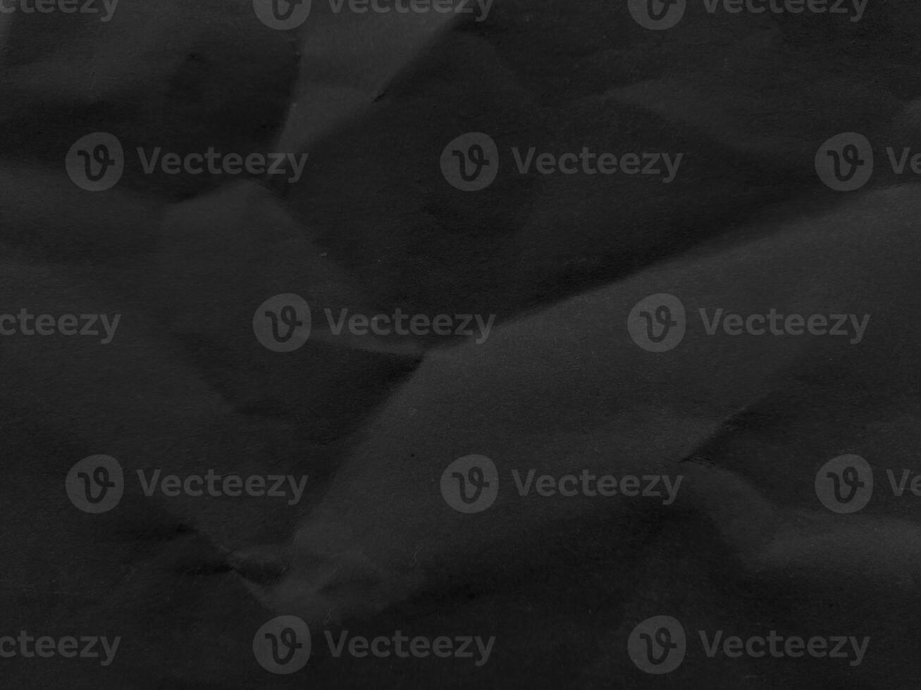 Crumpled and folded Black Paper Texture Images for background logo text template design photo