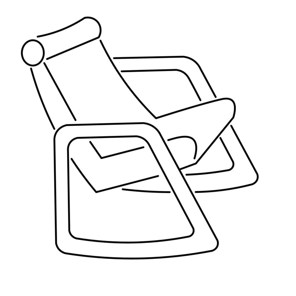 furniture seat chair armchair vector