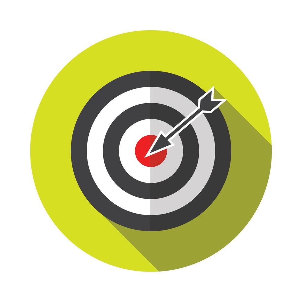 bow and target icon design illustration vector
