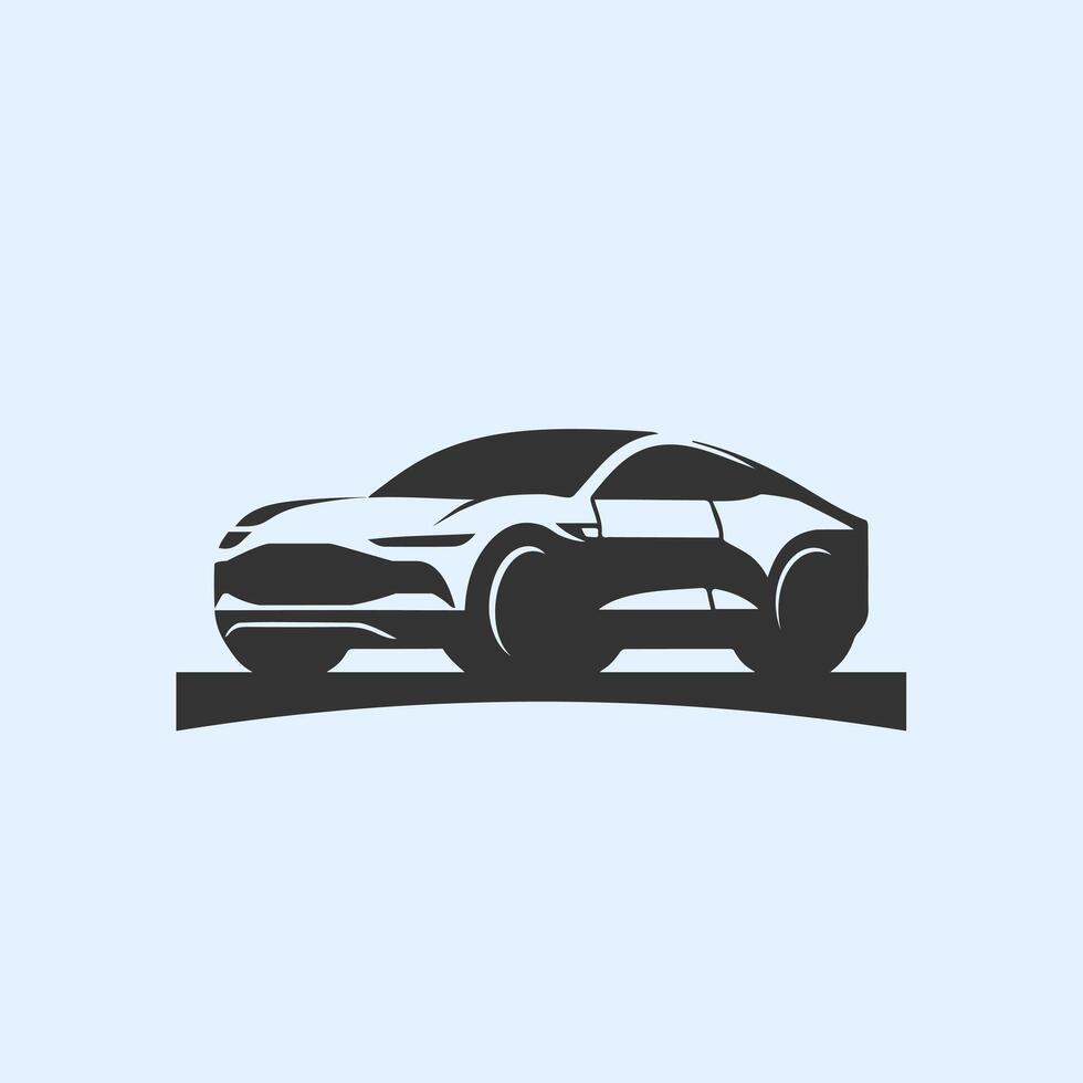 Automotive car logo template flat color vector