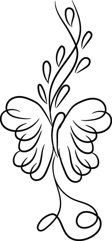 Hand drawn stencil element collection vector