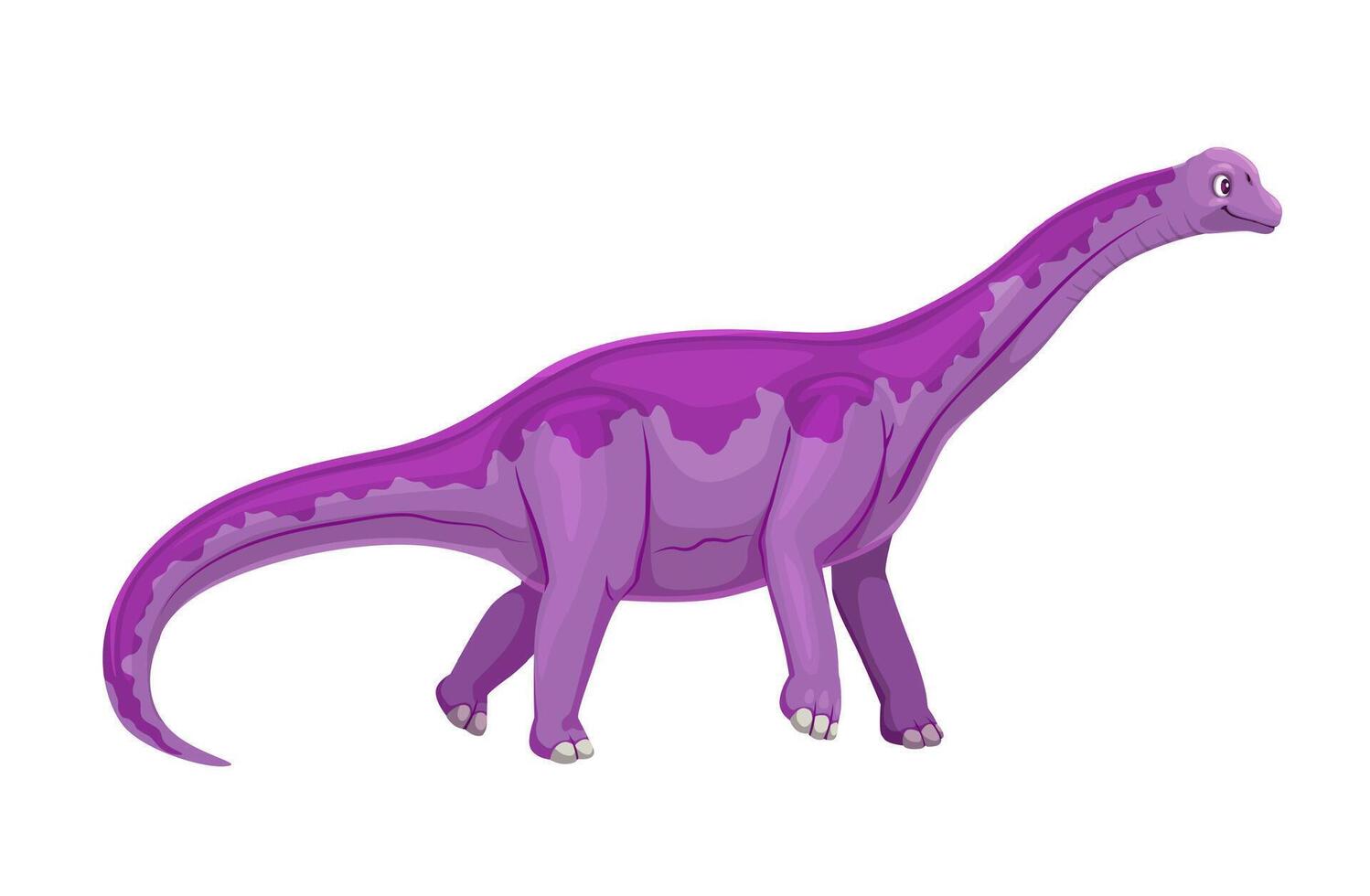 Aragosaurus prehistoric dinosaur, reptile vector
