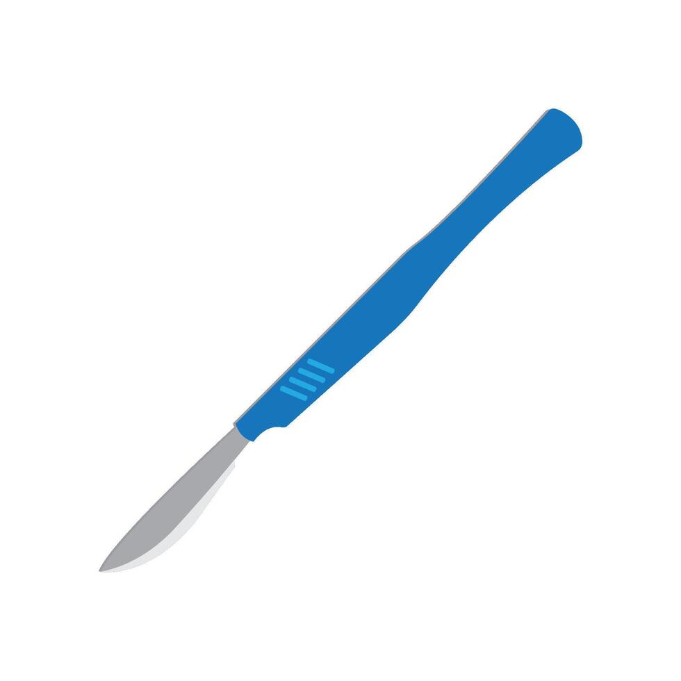 surgical scalpel icon illustration design template vector