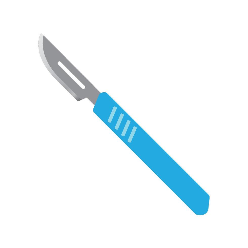 surgical scalpel icon illustration design template vector