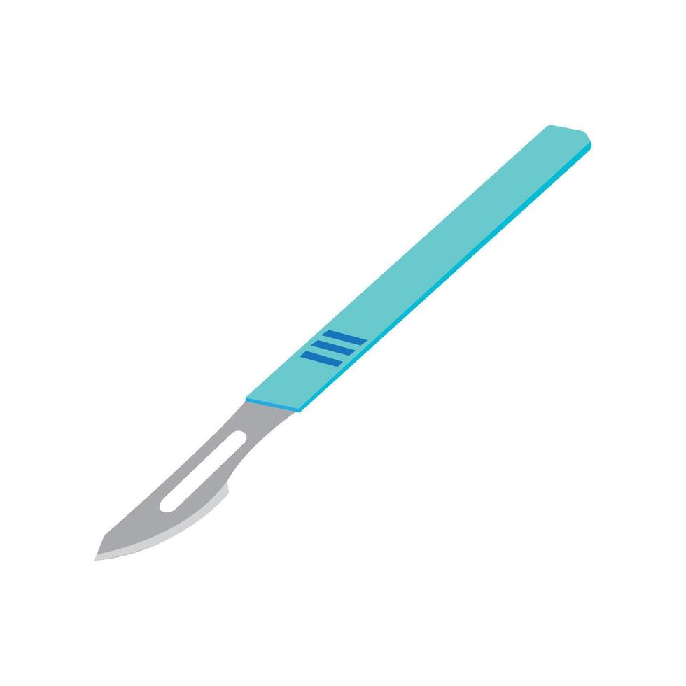 surgical scalpel icon illustration design template vector