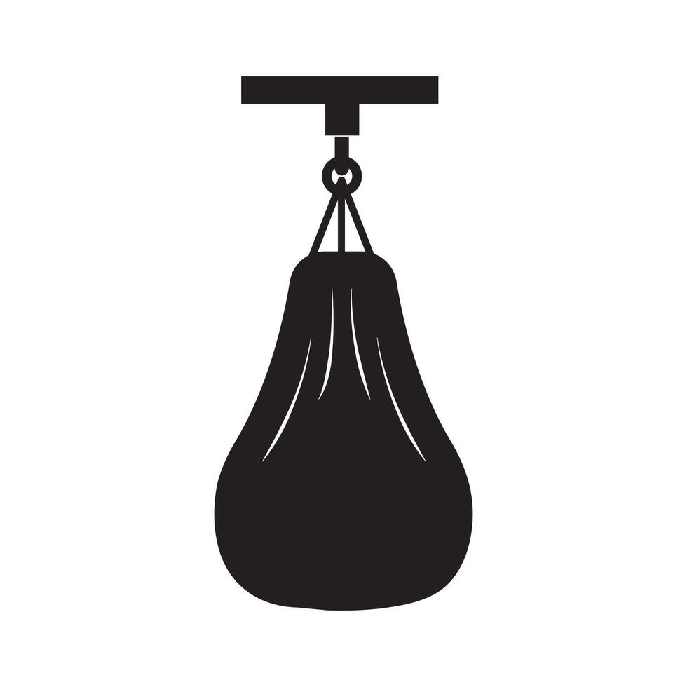 Punching bag icon illustration design template vector