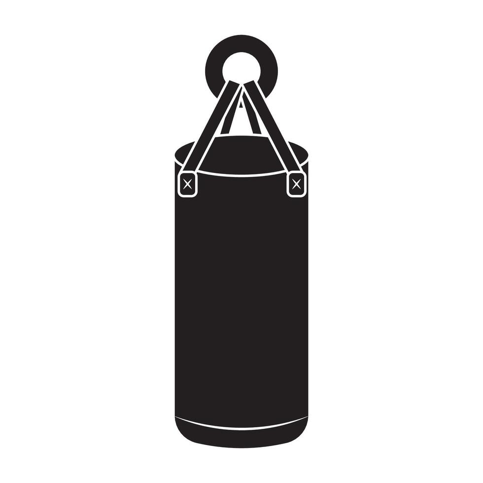 Punching bag icon illustration design template vector