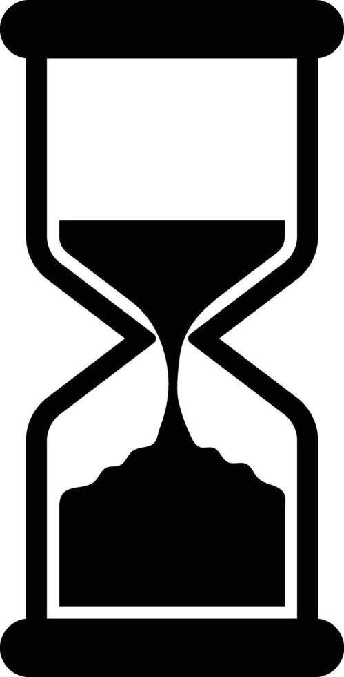 Hourglass Sand Timer Device Icon vector