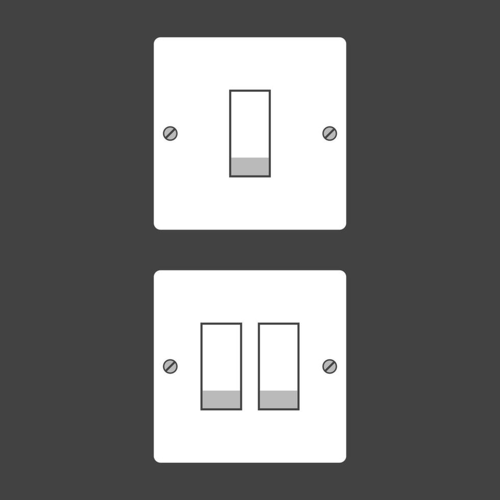 Electric Light Switches Illustration vector