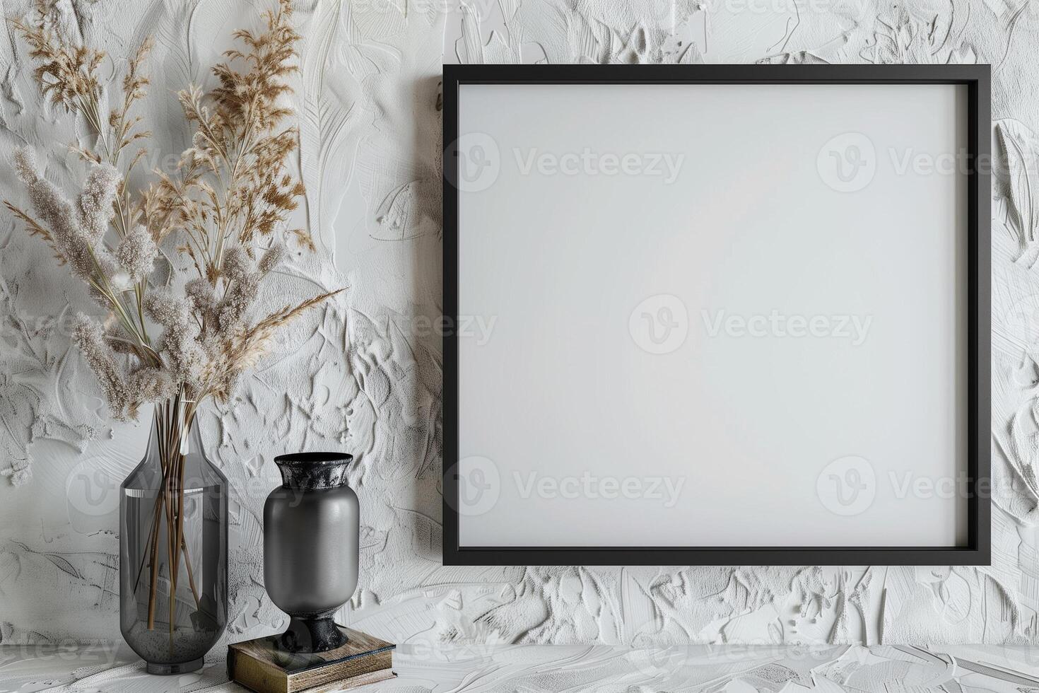 Perfectly Detailed 3D Rendered Close-Up Poster Frame Mockup Photography for DSLR 8K Resolution photo