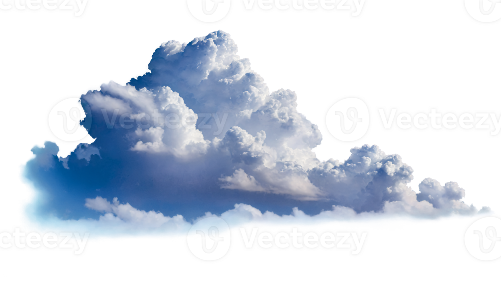 cumulo nube formazione contro un' nero sfondo png