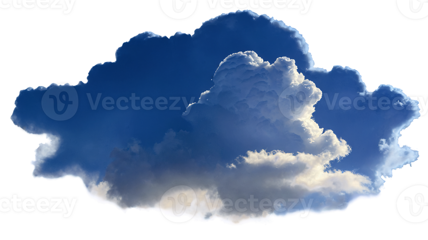 vit moln mot en blå himmel png