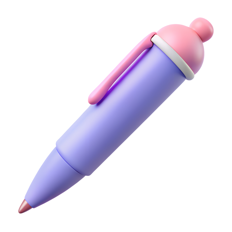 3D ballpoint icon png