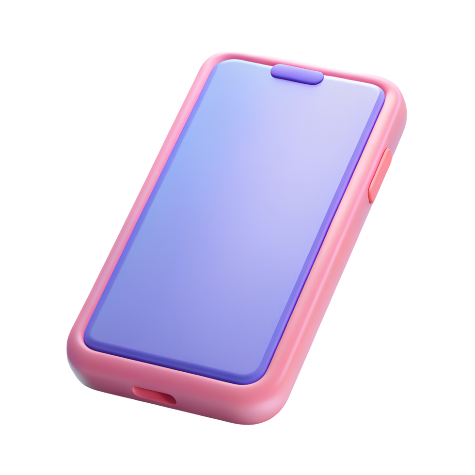 3D smartphone icon png
