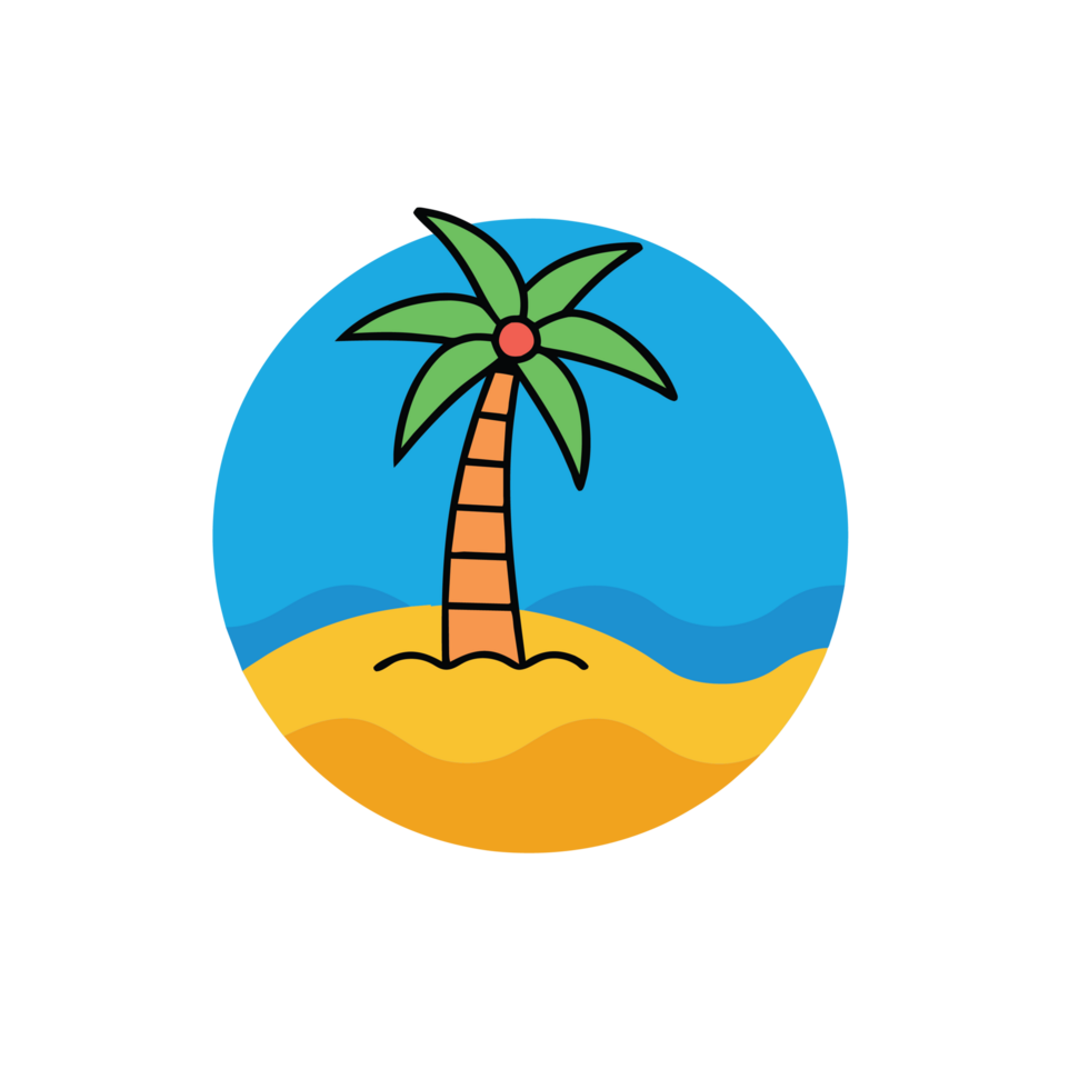 seummer beach icon png