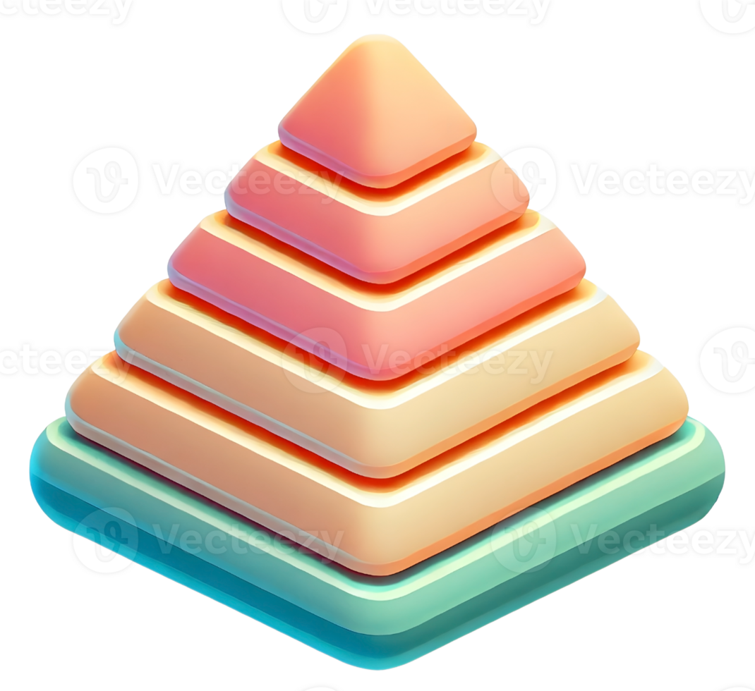 pyramid 3d Icon Ancient Egypt Theme Illustration png