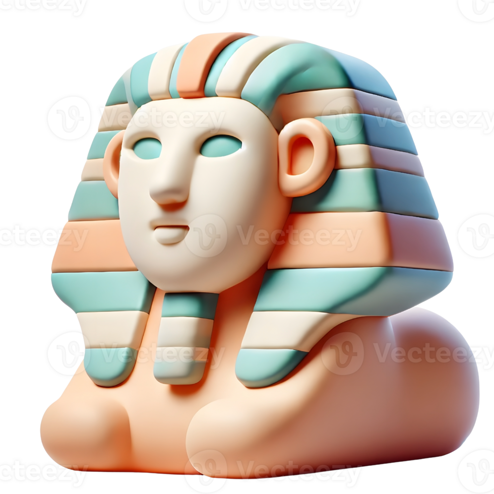 Sphinx 3d Icon Ancient Egypt Theme Illustration png