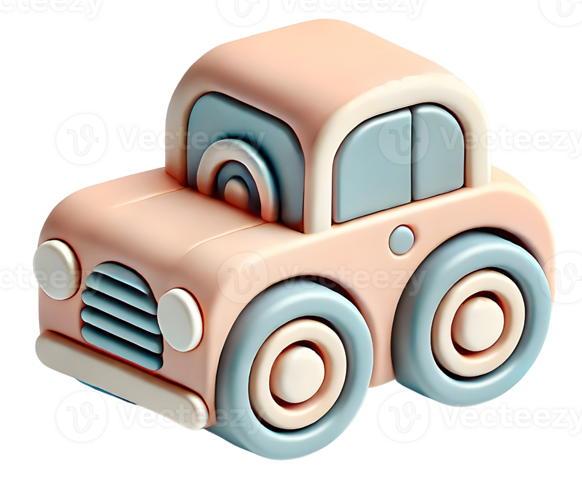 toy car 3D childhood and toys icon png
