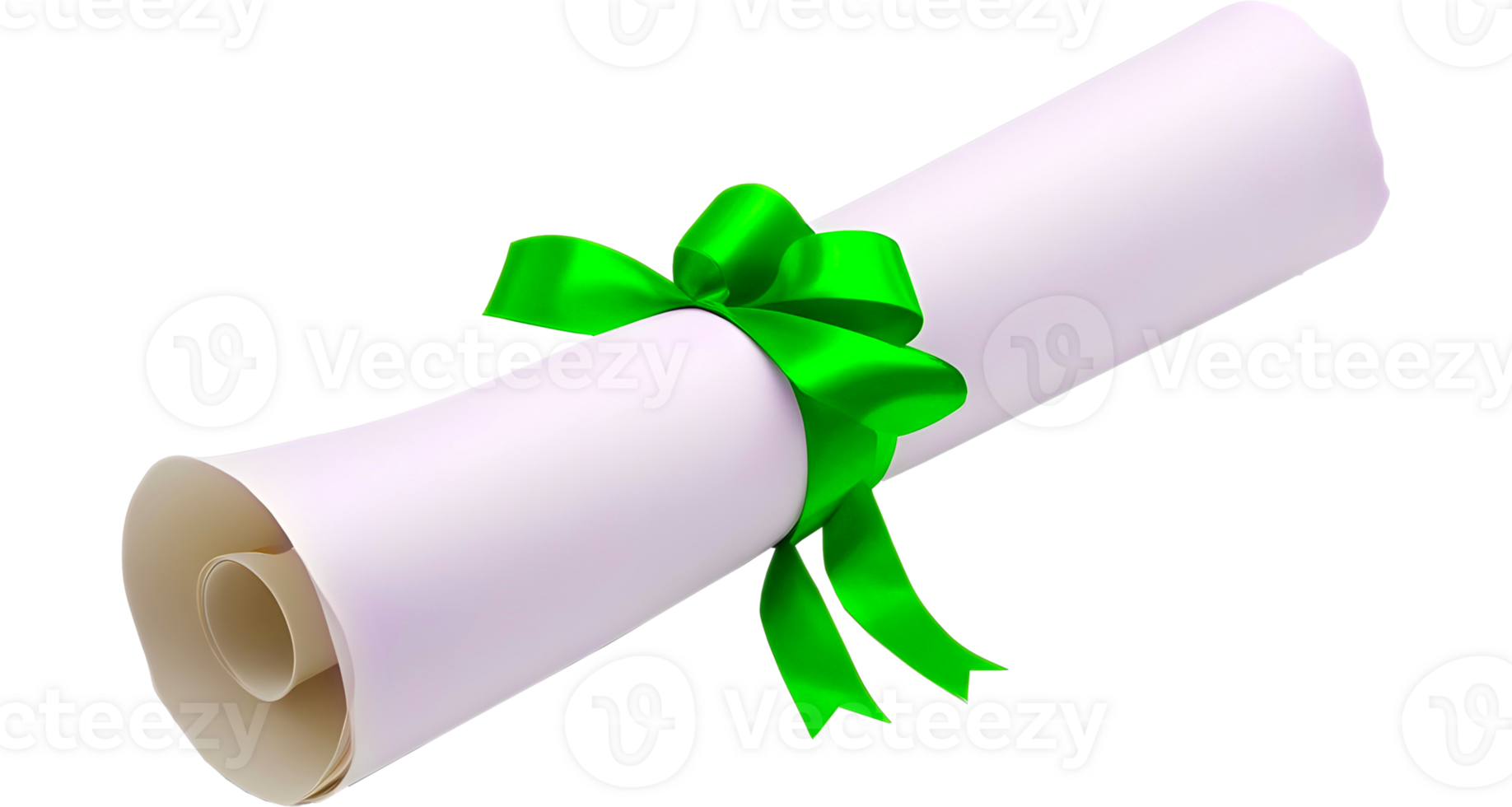 Diploma scroll with ribbon png