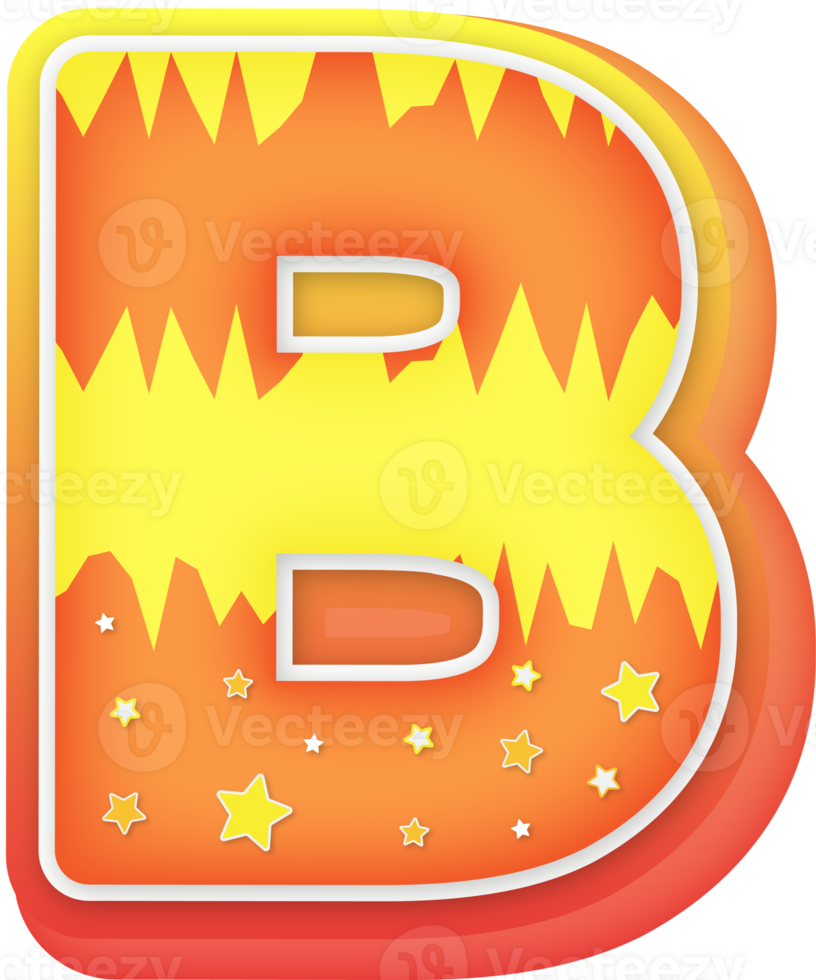 Letter B, Fantasy Alphabet Letter Text Effect png