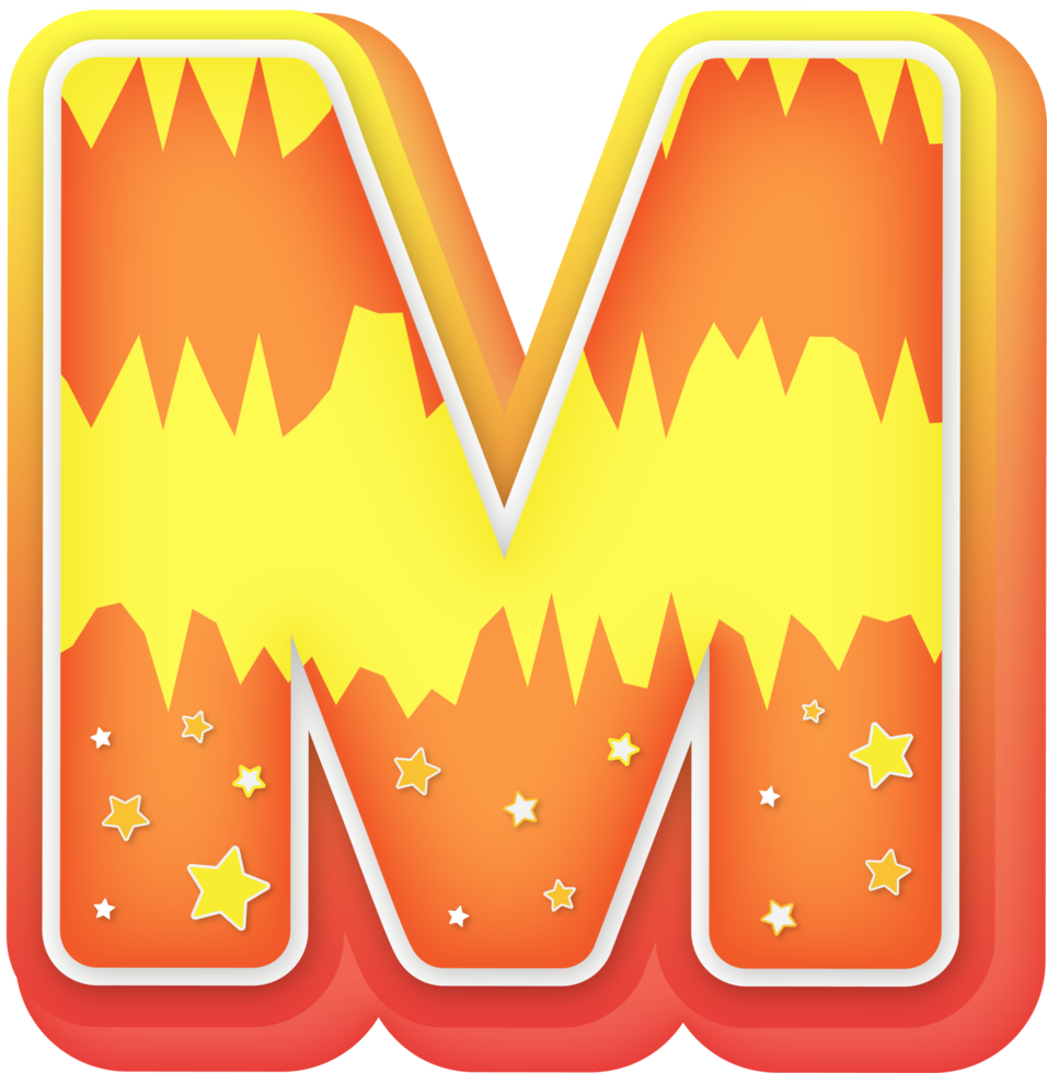 Letter M, Fantasy Alphabet Letter Text Effect png