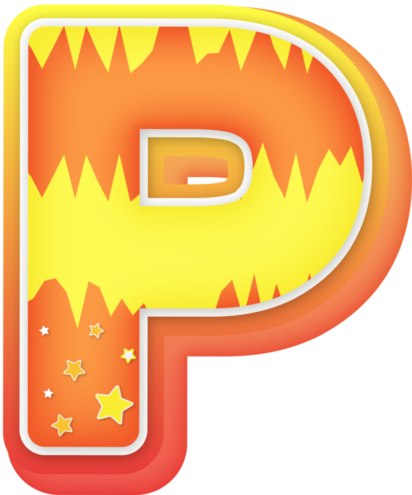 Letter P, Fantasy Alphabet Letter Text Effect png