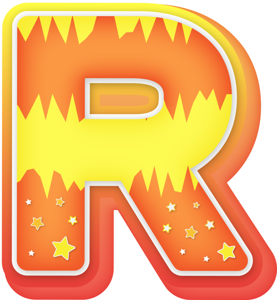 Letter R, Fantasy Alphabet Letter Text Effect png