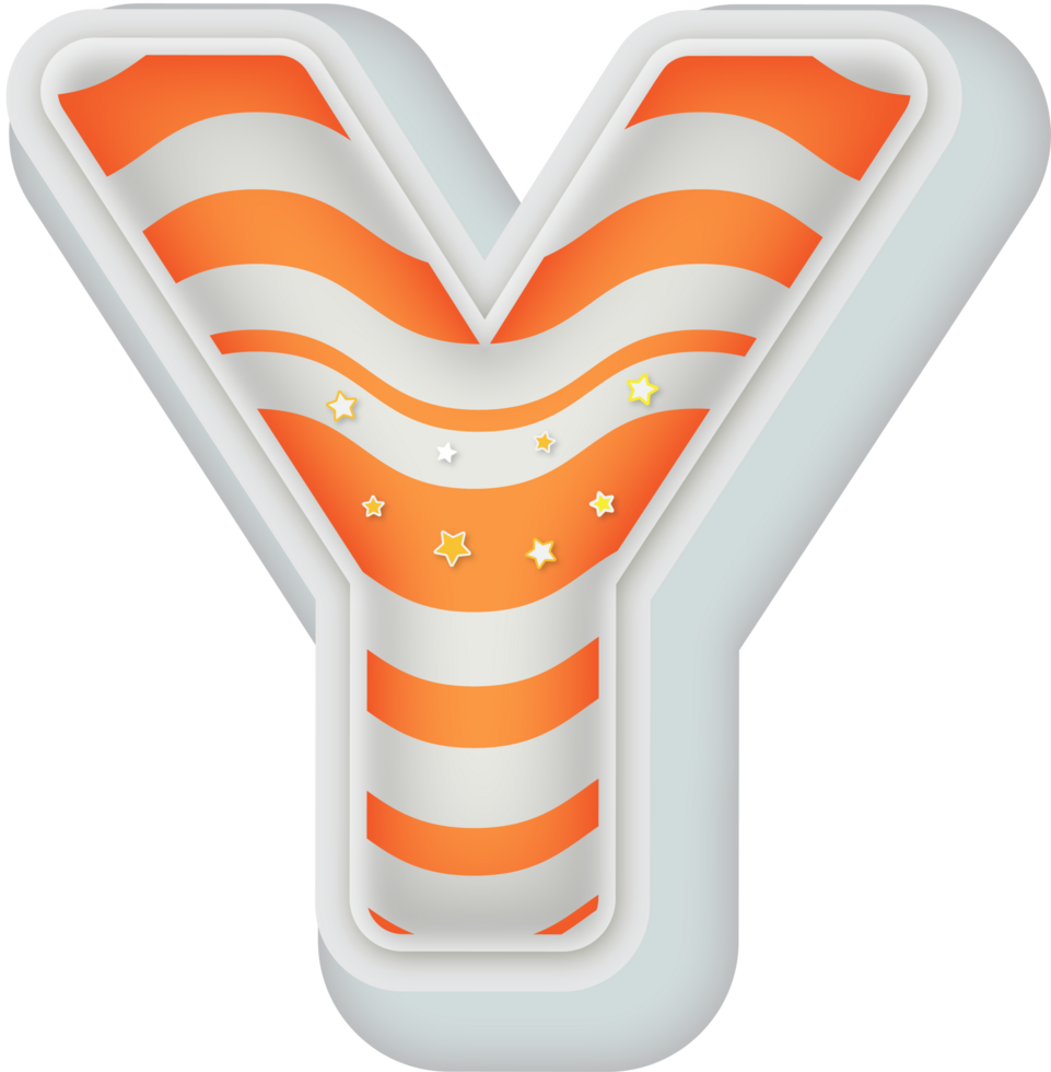 Letter Y, 3d Fantasy Alphabet Letter Text Effect png
