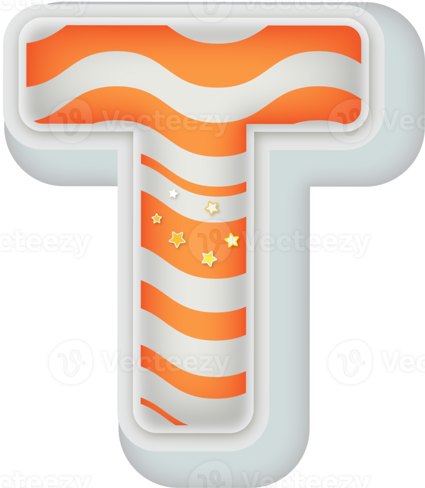 Letter T, 3d Fantasy Alphabet Letter Text Effect png