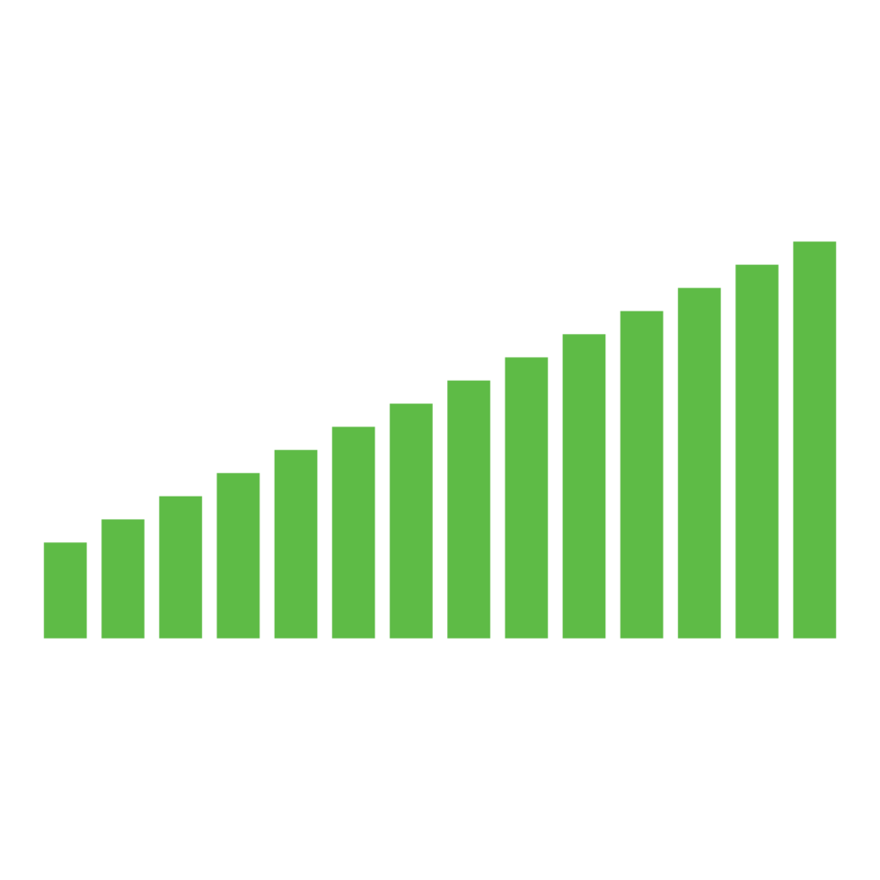 Graph going up increase business chart transparent background png