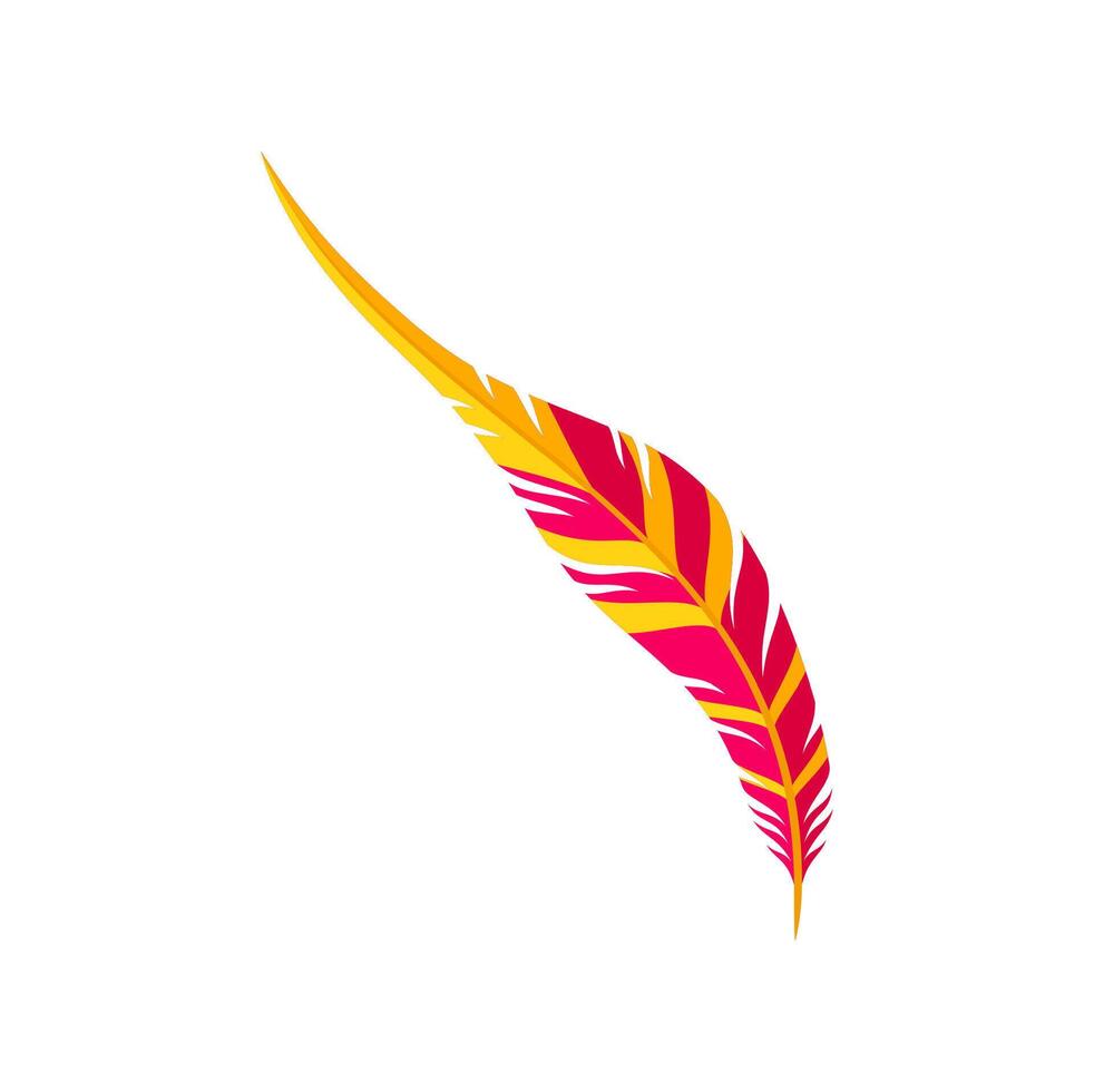 Barranquilla carnival holiday icon cartoon feather vector