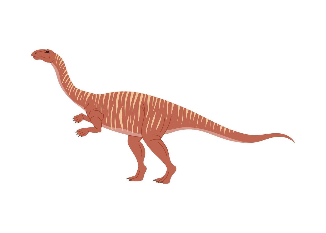 Funny cartoon dino character. T-rex dinosaur baby vector