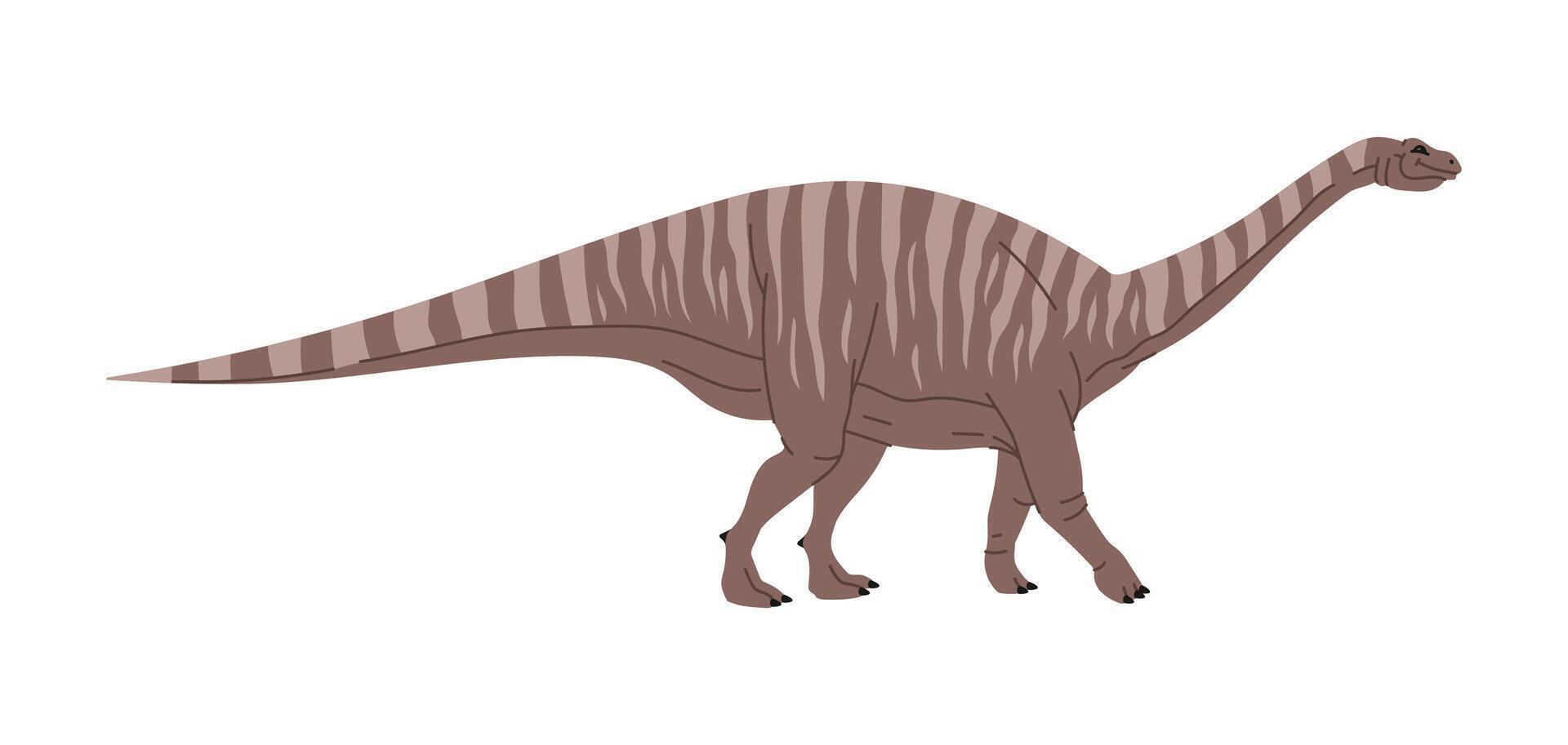 Melanorosaurus basal sauropodomorph dinosaur vector