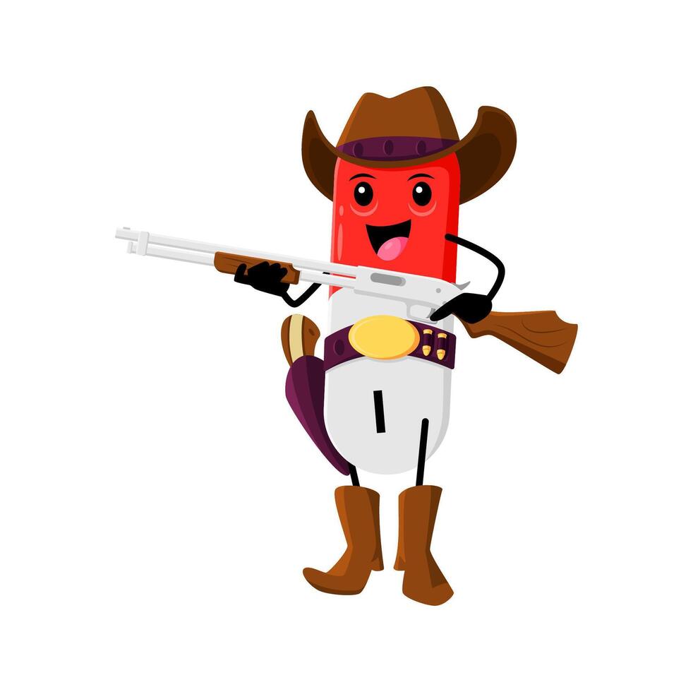 Cartoon iodine robber or bandit micronutrient vector