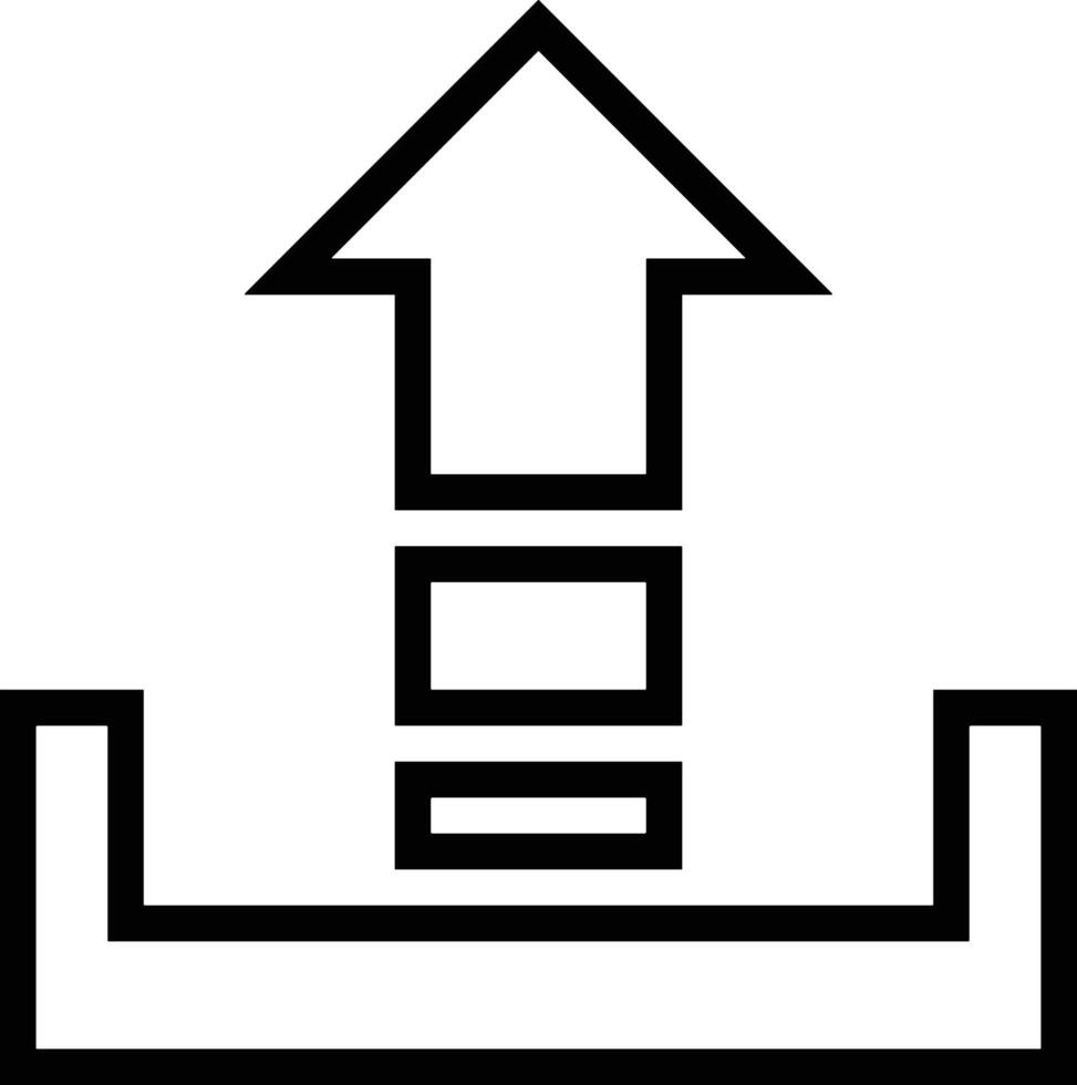 Upload icon symbol image vector