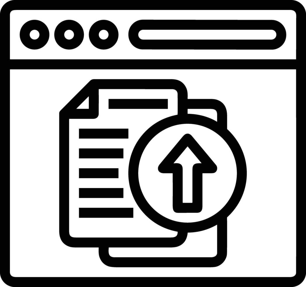 Upload icon symbol image vector