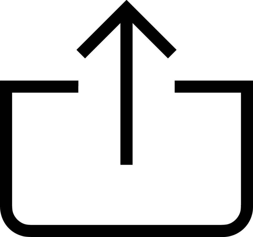 Upload icon symbol image vector