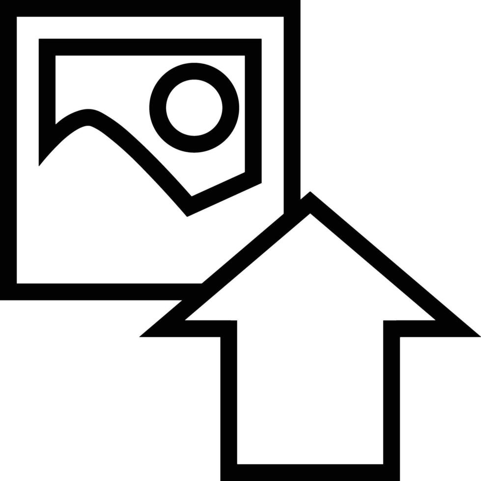Upload icon symbol image vector