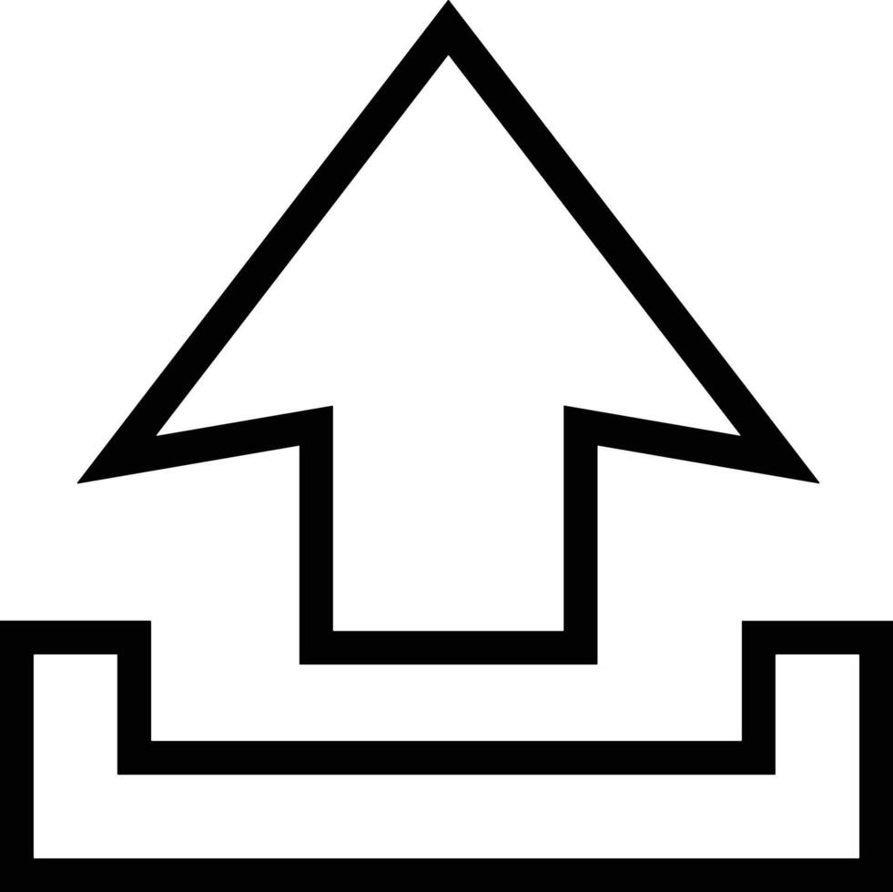 Upload icon symbol image vector
