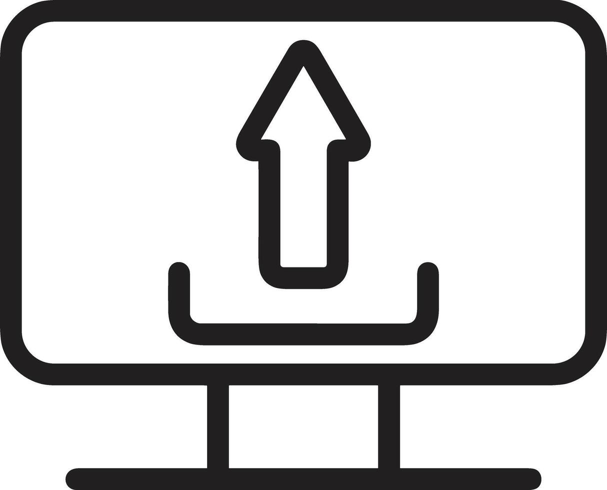Upload icon symbol image vector