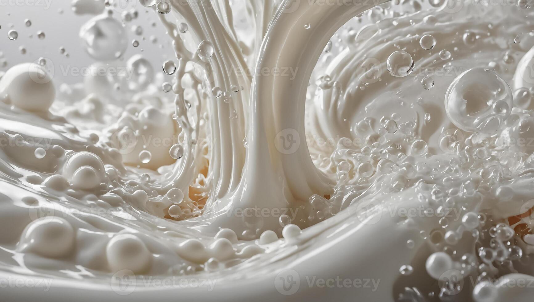 Texture of milk, cream photo