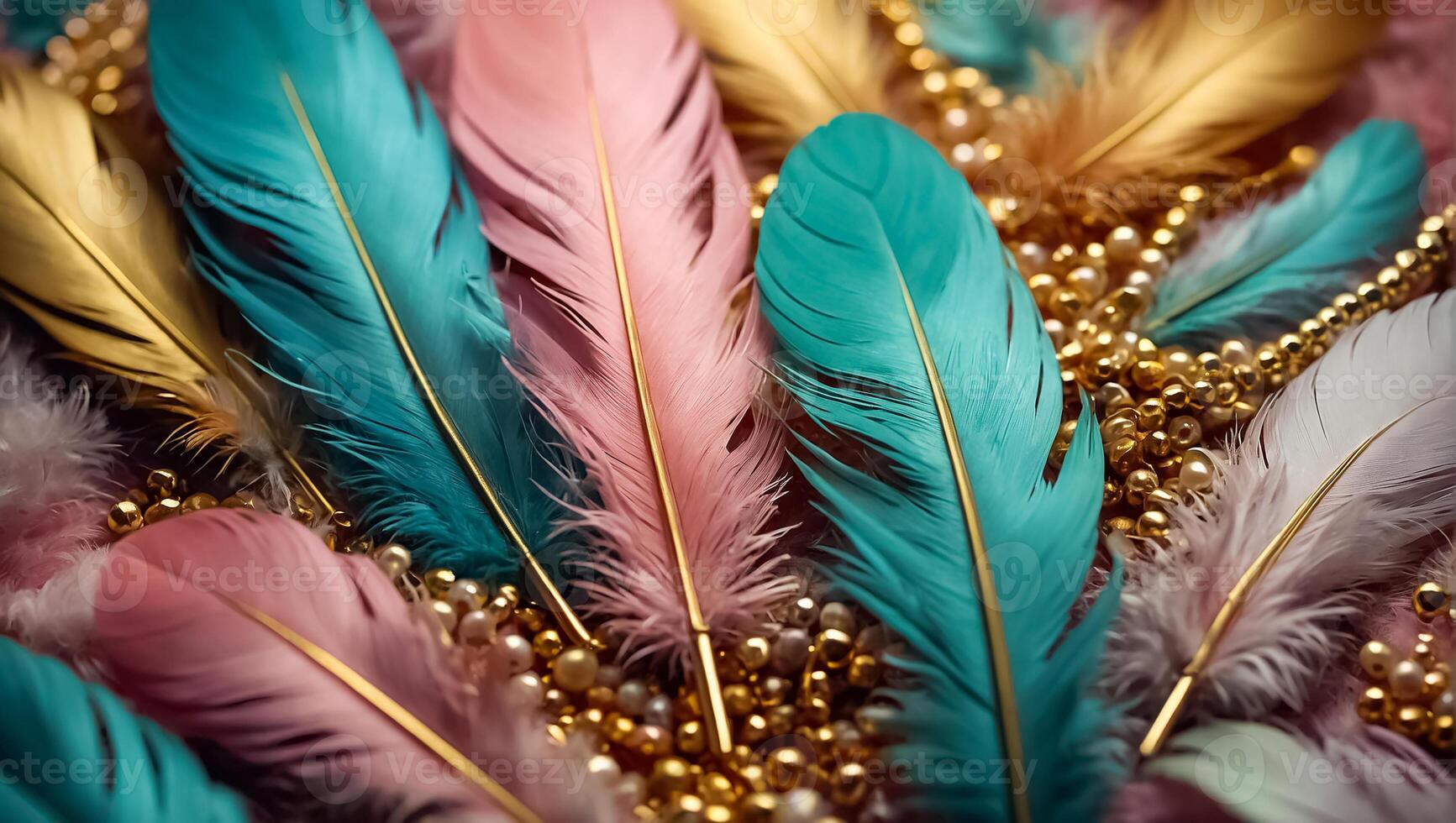 Beautiful feathers background photo